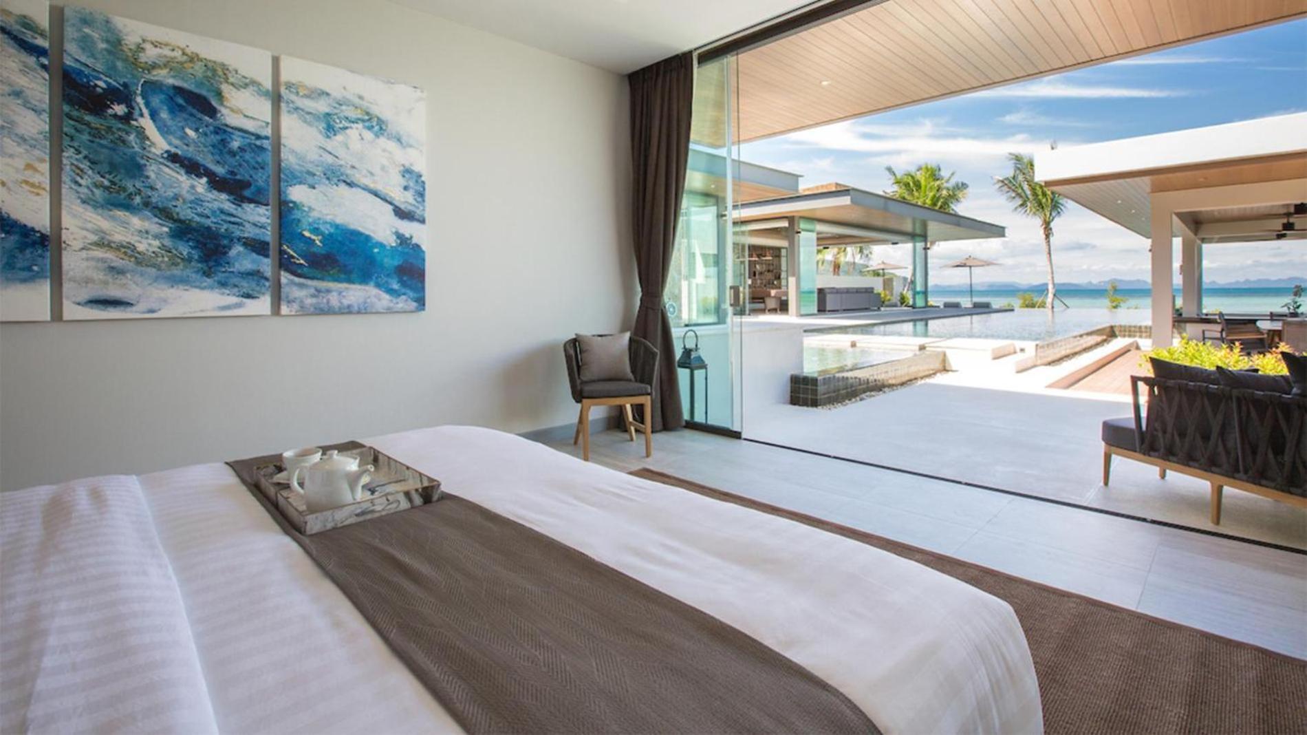 Exclusive Sea Renity A Beachfront Villa Retreat Sleeps 12 Adults And 6 Kids Laem Sor Luaran gambar